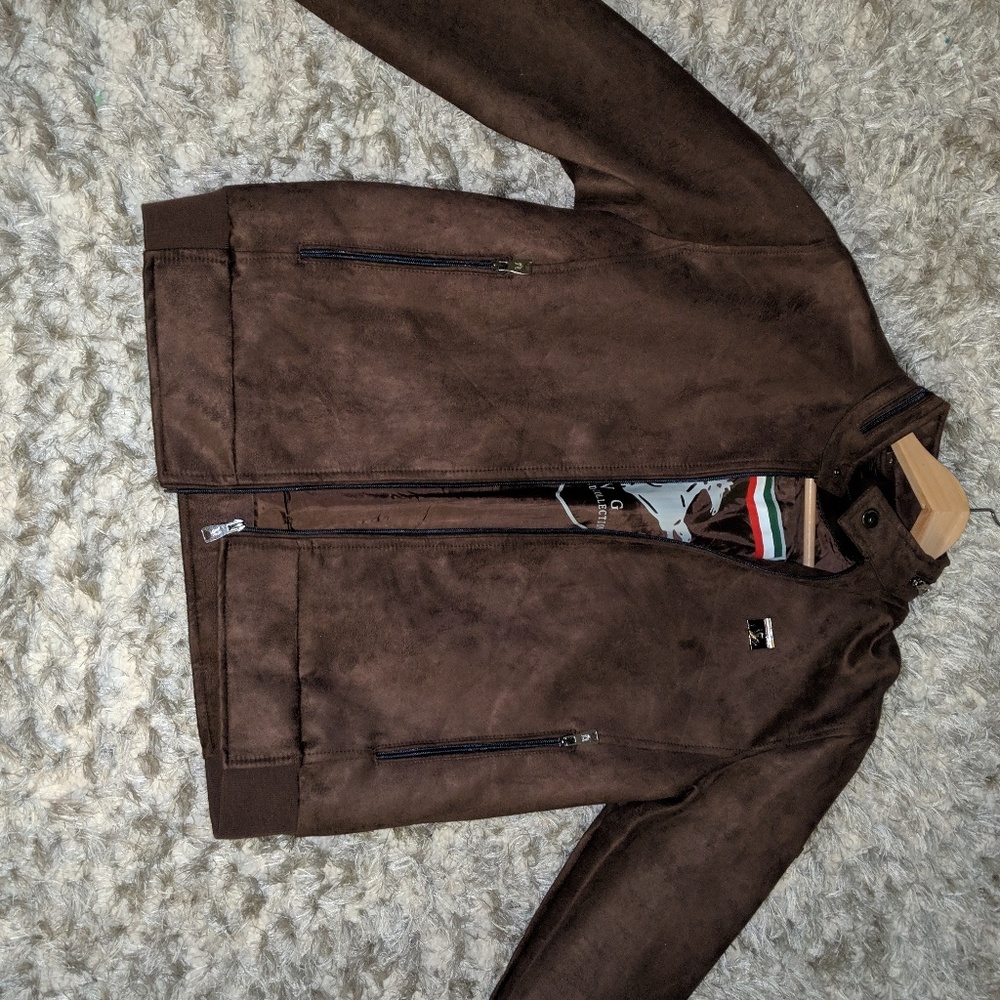 V G world collection leather jacket (unisex)